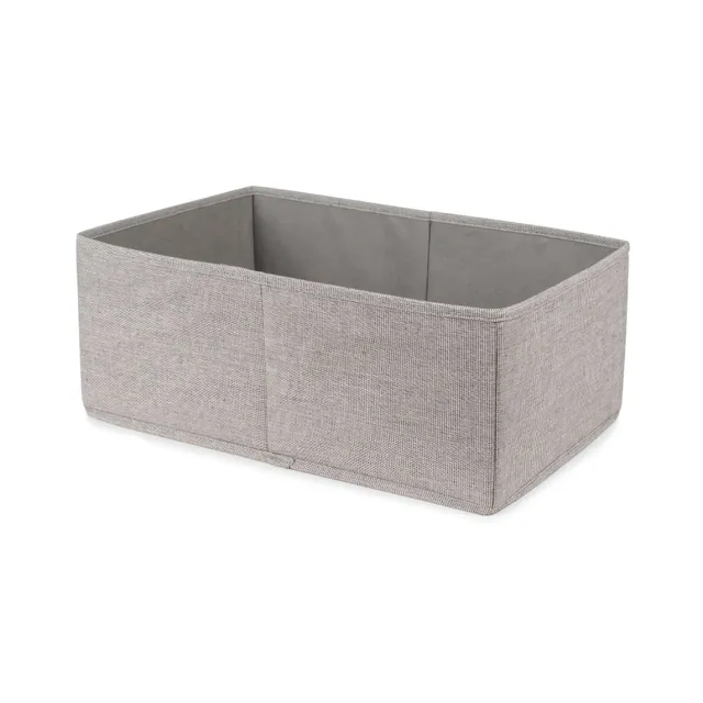 compactor-oxford-m-bo-te-de-rangement-pliable-gris-beige-42-x-26-x-16-5-cm image 1