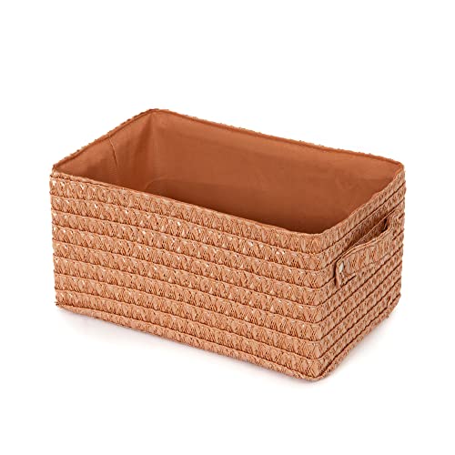 compactor-lilou-panier-de-rangement-tiss-rose-blush-23x15x12-cm image 5