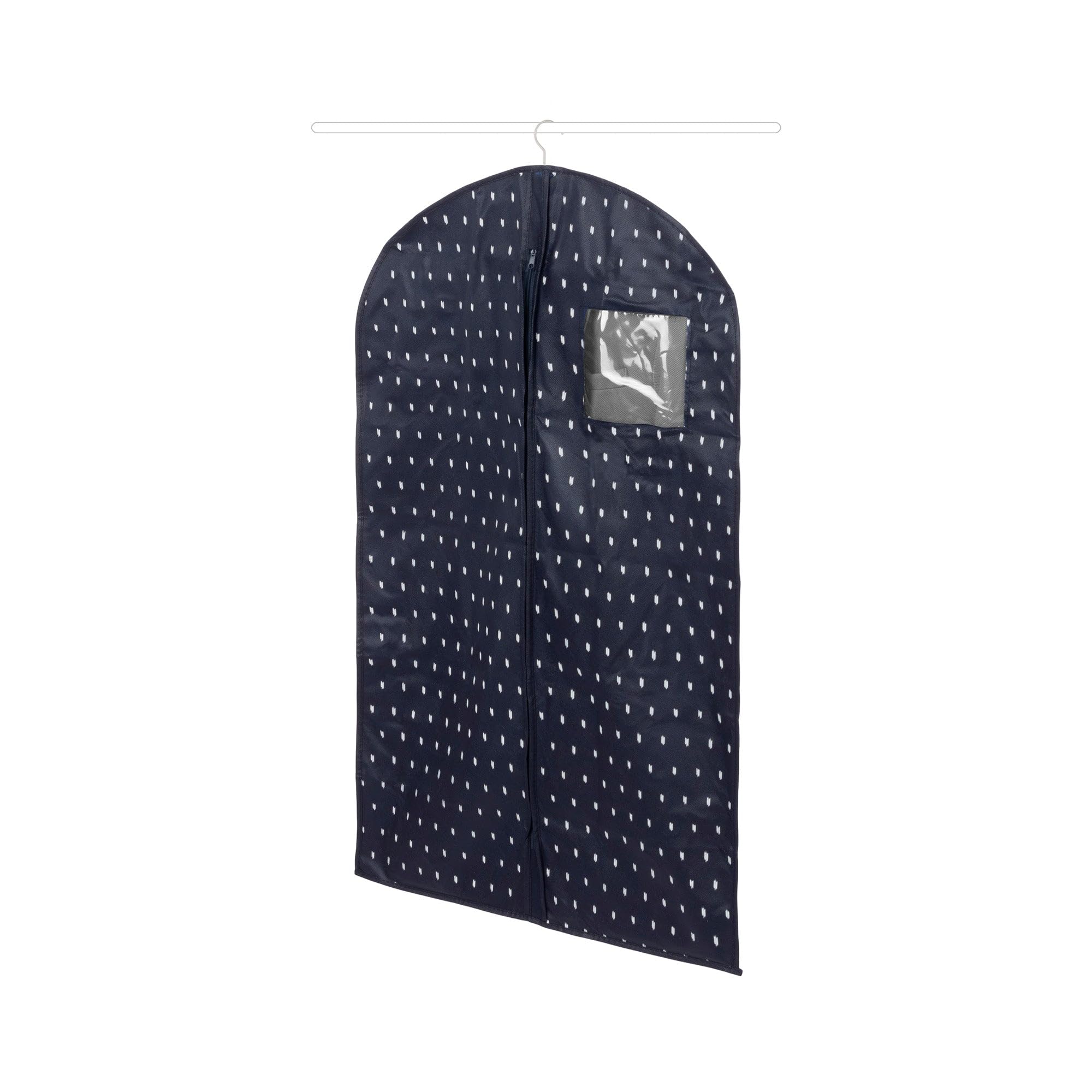 compactor-housse-pour-v-tements-bleue-s-60-x-100-cm-fermeture-zipp-e image 3