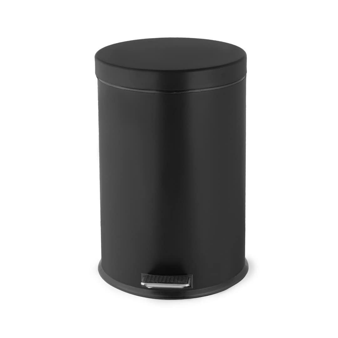 compactor-home-ran8881-poubelle-grand-mod-le-20-l-en-fer-noir-mat-29-x-29-x-44-5 image 3