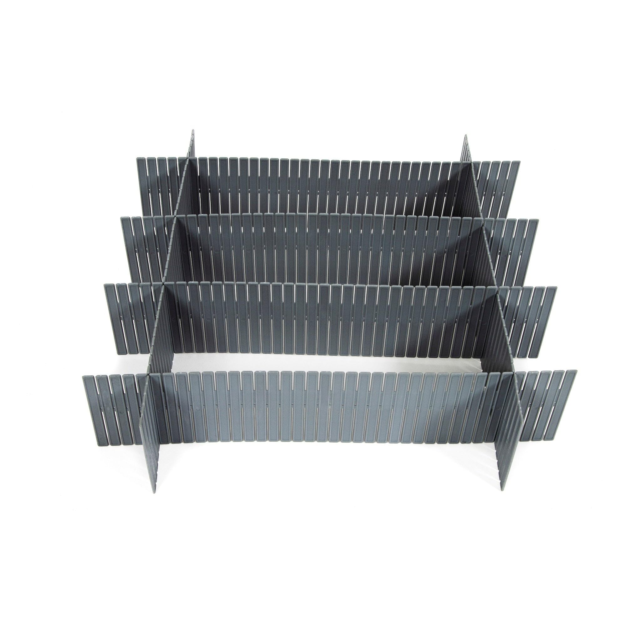 compactor-lot-2-free-organisateur-tiroir-gris-44xh10-cm-ran10107 image 4