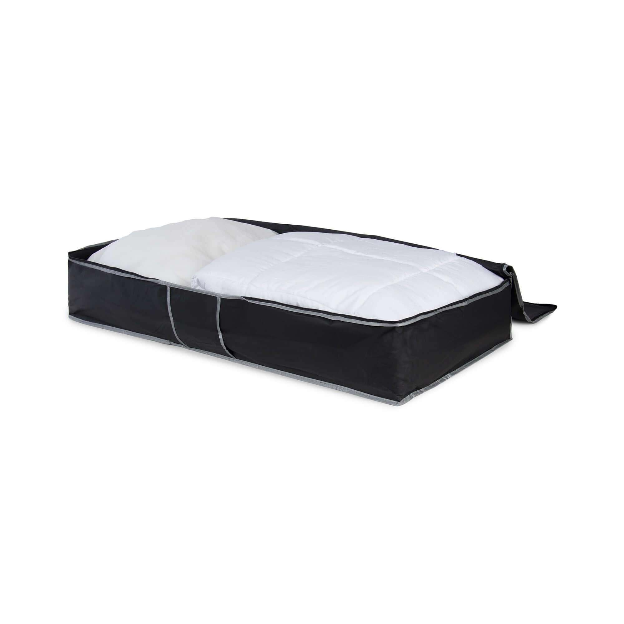 compactor-cosmos-housse-de-rangement-dessous-de-lit-noire-95x45x18-cm image 6