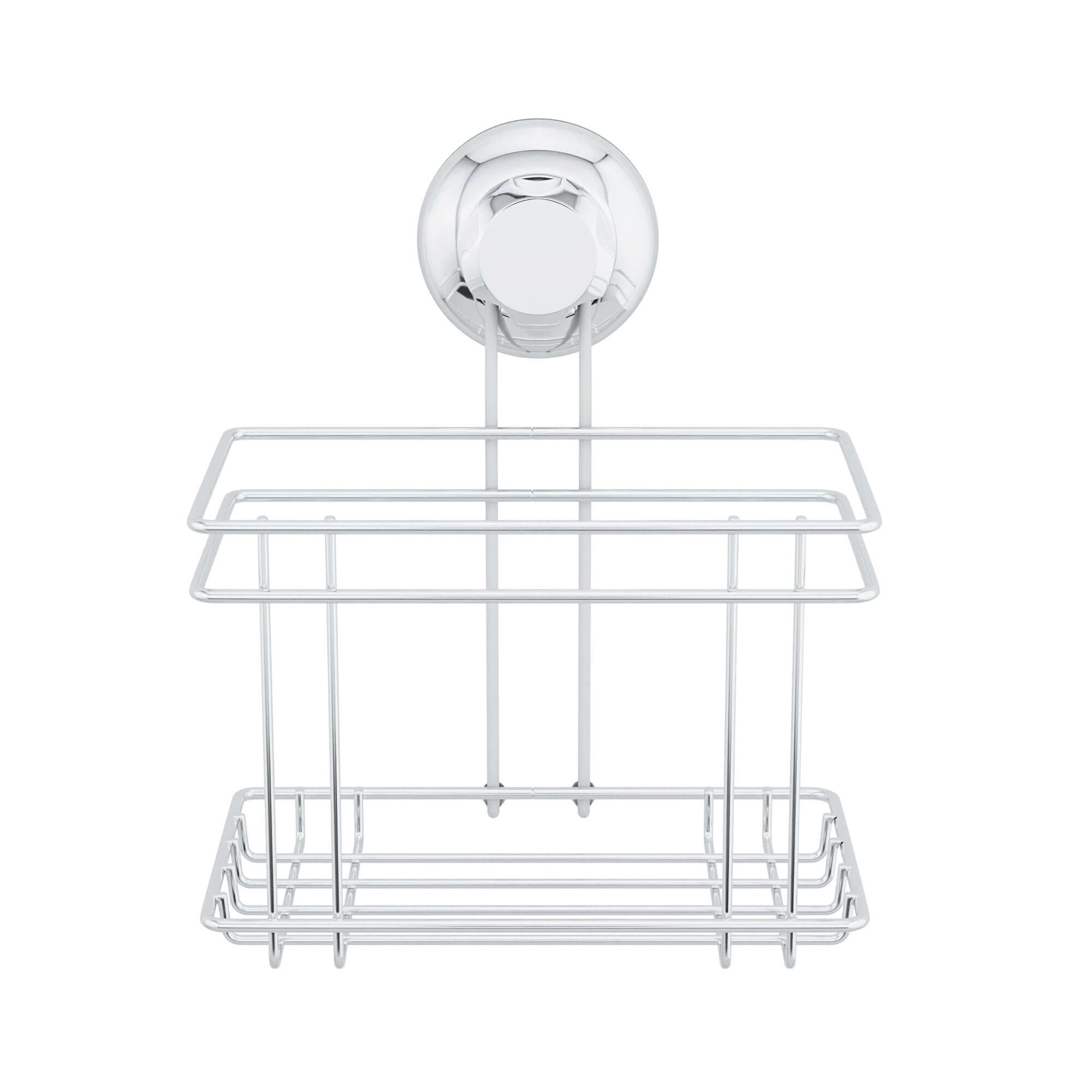 compactor-bestlock-panier-de-rangement-mural-ventouse-chrome-taille-l image 2