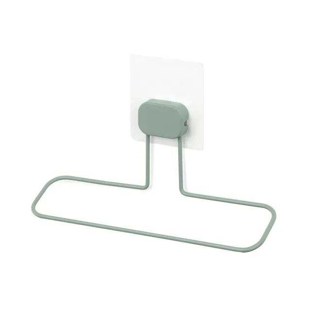 compactor-porte-serviette-adh-sif-sans-per-age-vert-25-5-x-16-x-h-7-cm image 1