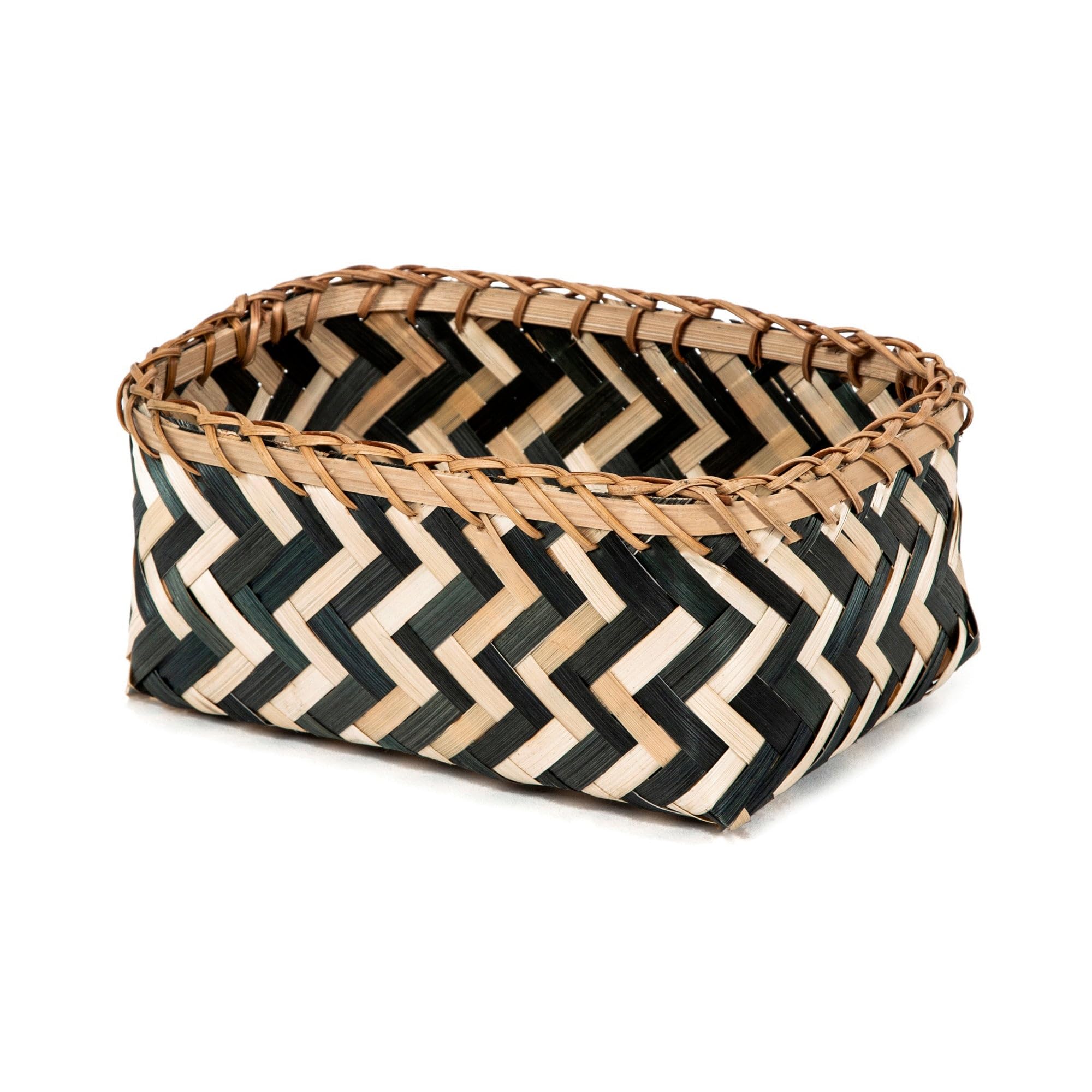 compactor-noumea-panier-de-rangement-bambou-rose-taille-l-30-x-23-x-h15-cm image 6
