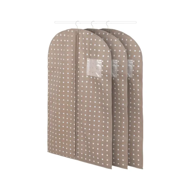 compactor-rivoli-lot-de-3-housses-costumes-60x100-cm-beige image 1
