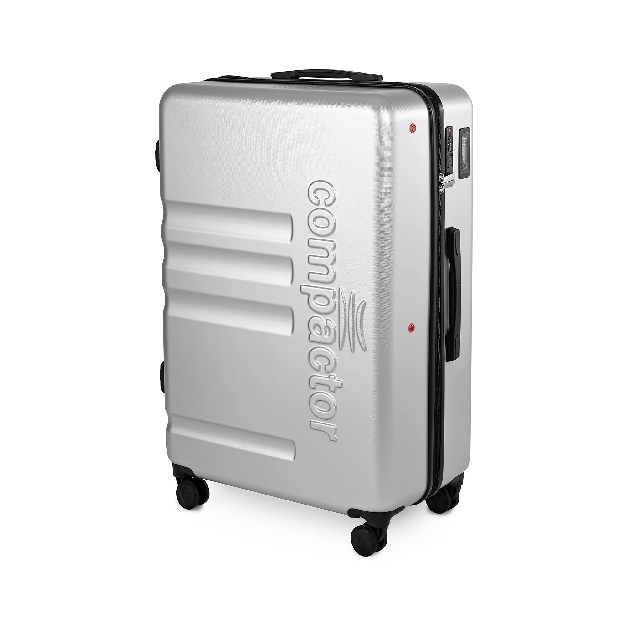 compactor-luna-valise-hybride-xl-80-cm-argent-noir-avec-compression-pompe-et-bal image 1