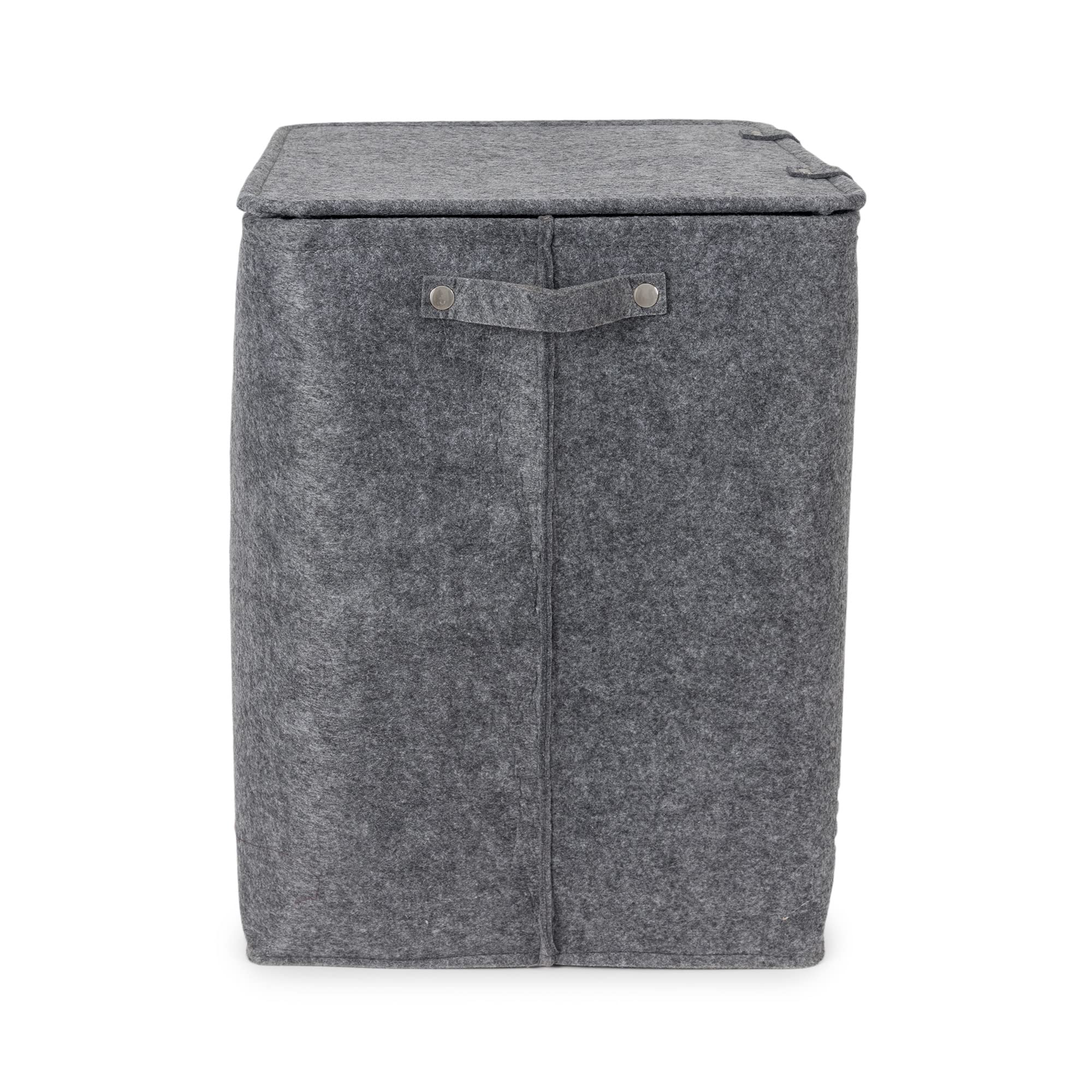 compactor-felt-ran8636-panier-linge-gris-avec-couvercle-44-x-39-x-50-cm-avec-poi image 3