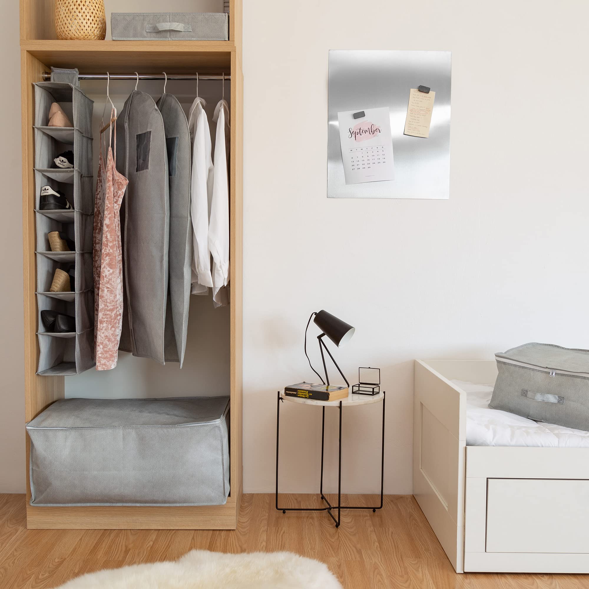 compactor-boston-housse-v-tements-courte-60x100-cm-gris-ran10162 image 2