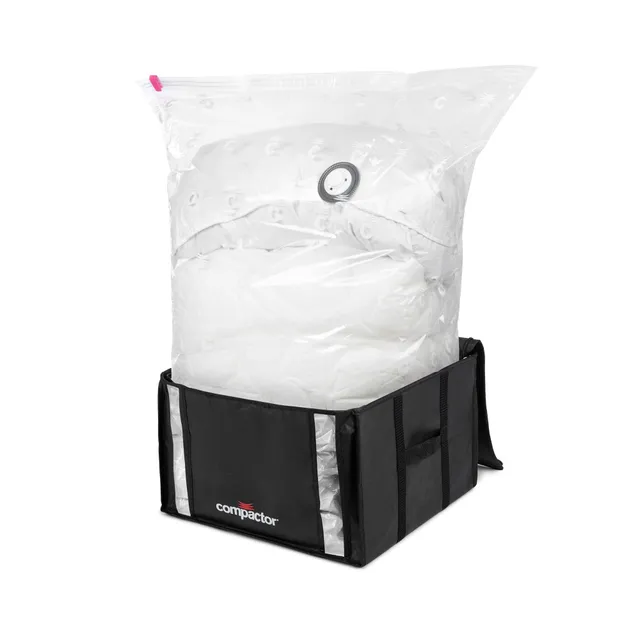 compactor-cosmos-m-lot-de-2-bo-tes-de-rangement-sous-vide-noires image 1