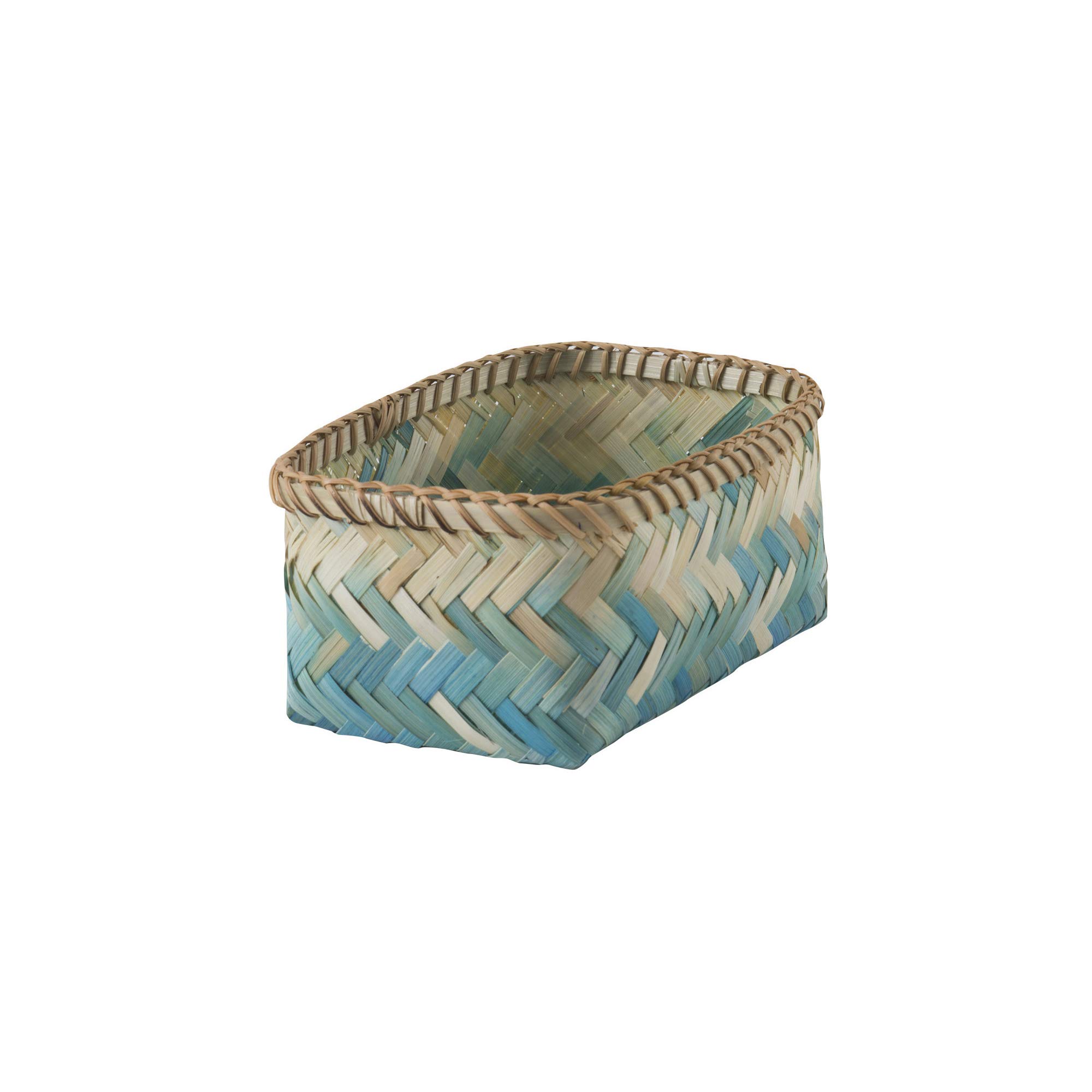 compactor-noumea-panier-de-rangement-bambou-rose-taille-l-30-x-23-x-h15-cm image 7