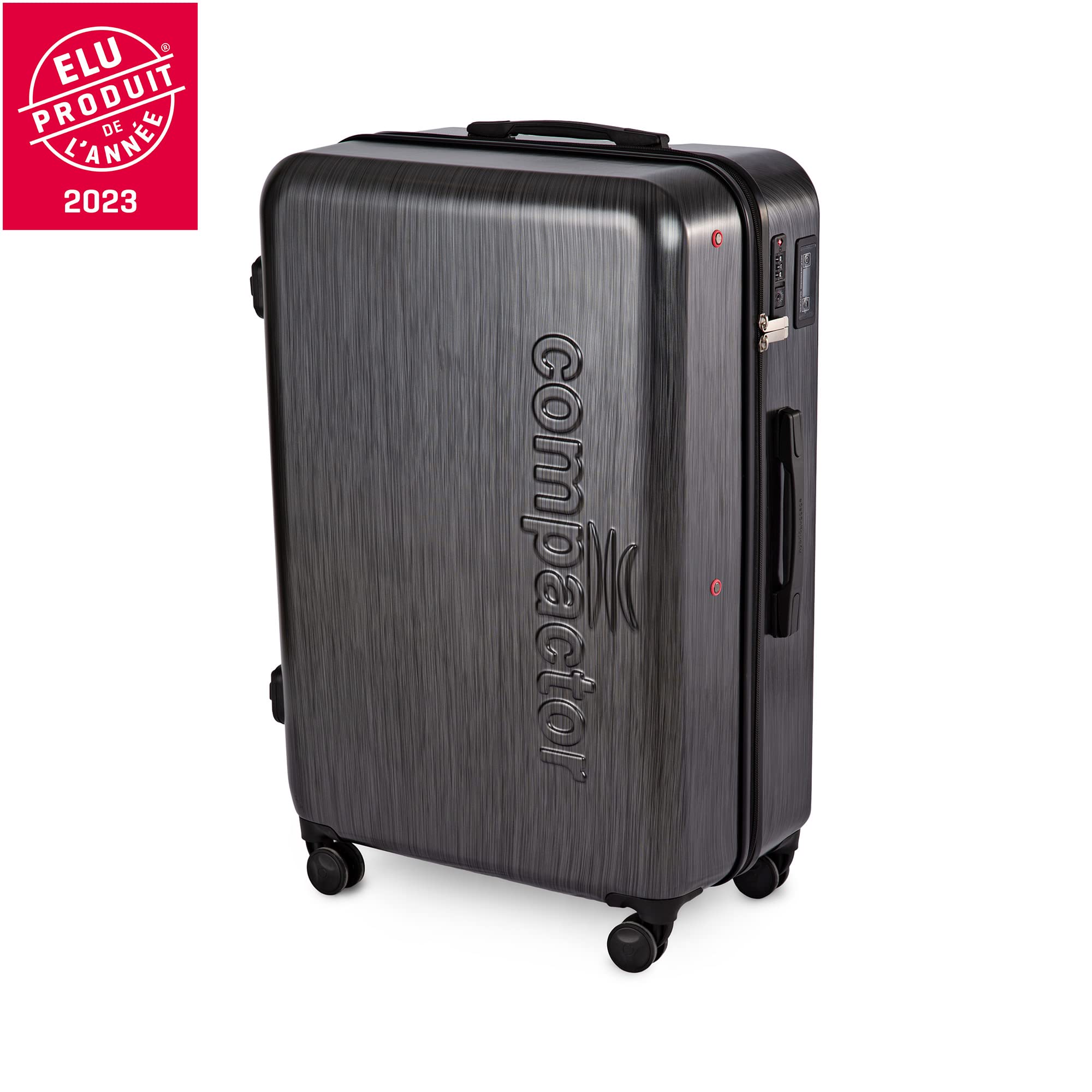 compactor-graphite-valise-hybride-xxl-80-cm-gris-avec-compression-pompe-et-balan image 2