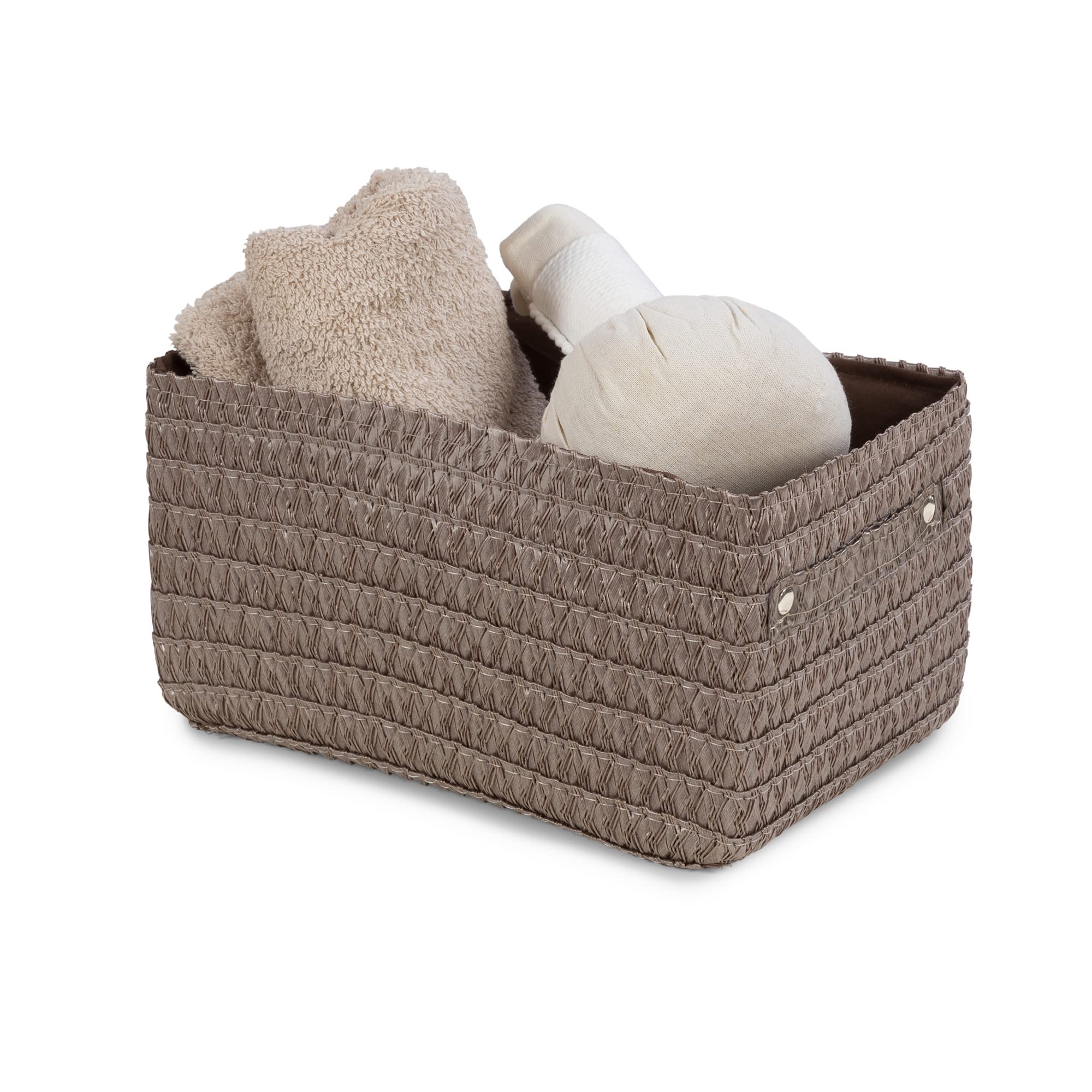 compactor-lilou-panier-de-rangement-23-x-15-x-12-cm-taupe-ran9697 image 2