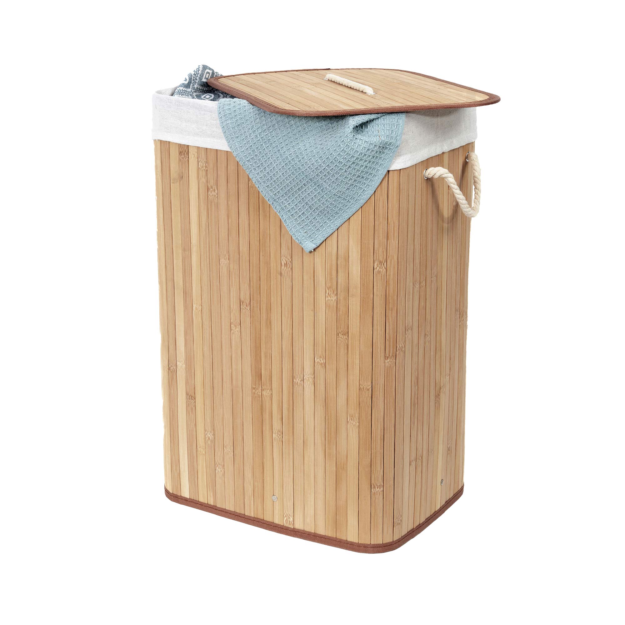 compactor-panier-linge-en-bambou-40x30xh60-cm-avec-sac-amovible image 6