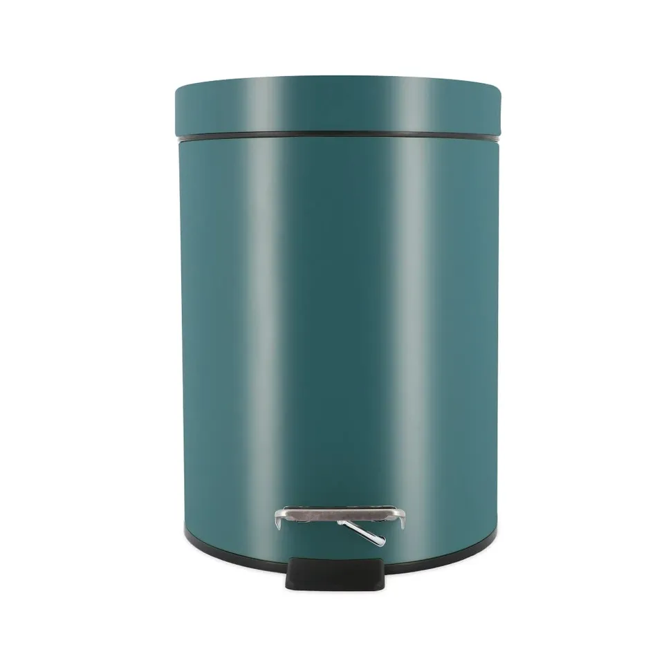 compactor-vega-ran8884-poubelle-5-litres-fer-bleu-mat-20-5-x-29-cm image 1