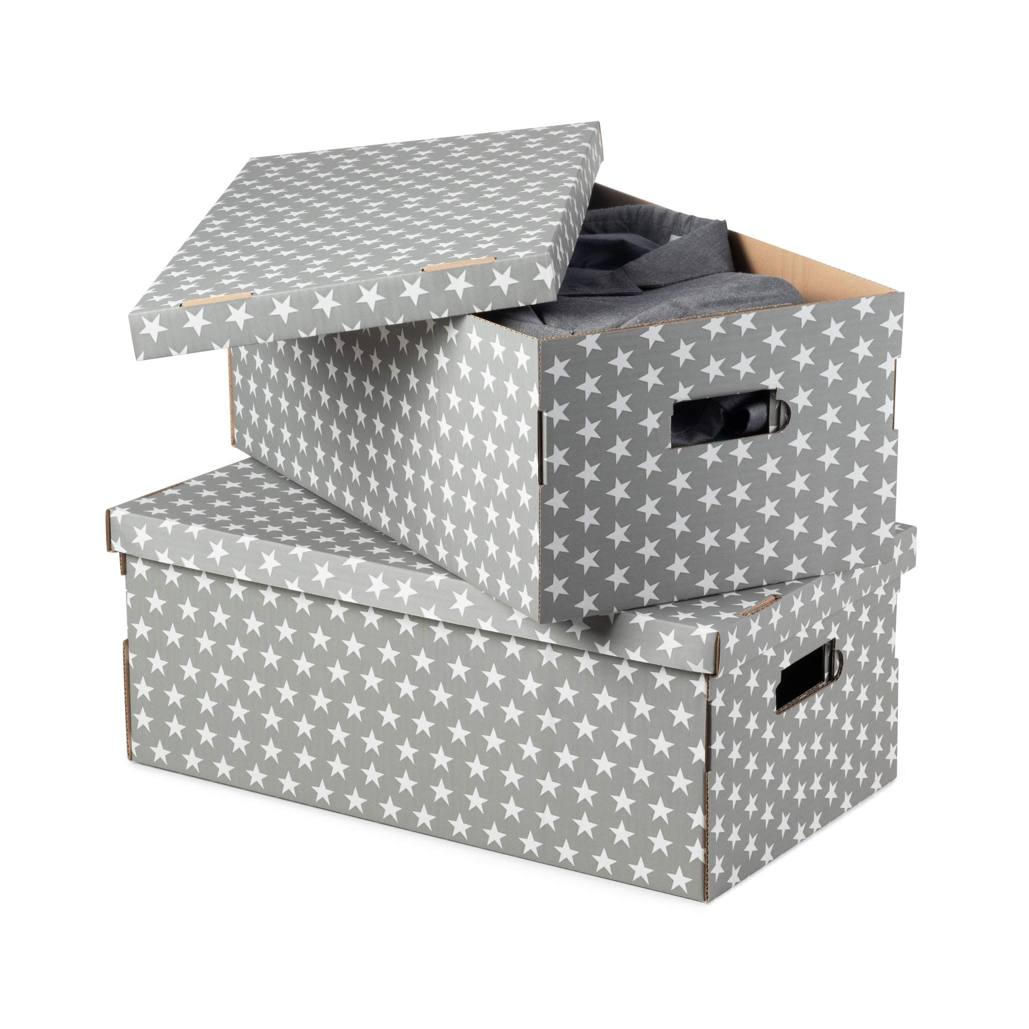 compactor-life-bo-tes-carton-stars-taille-l-52x29x20-cm-lot-de-2-grises image 5