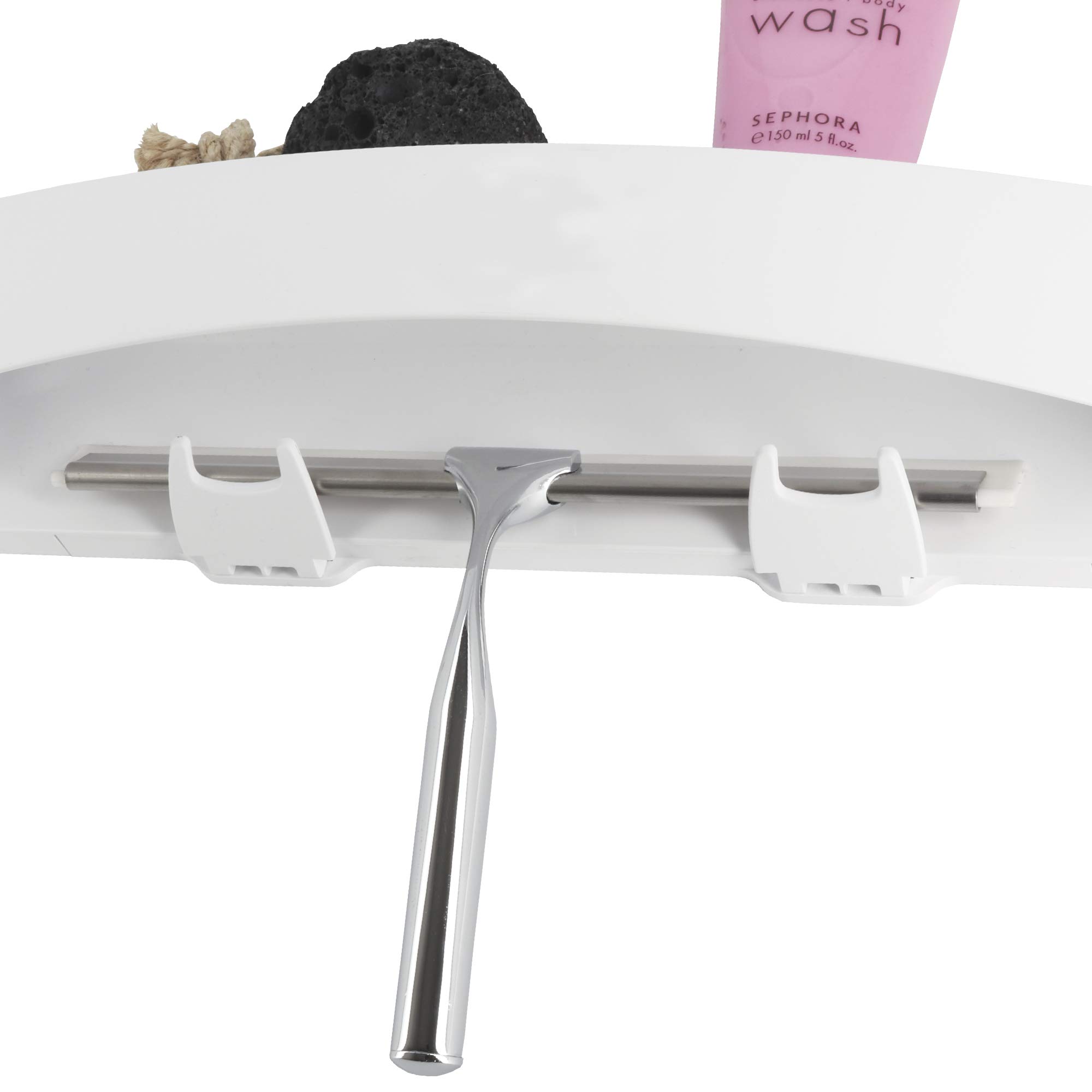 compactor-bath-clever-tag-re-de-douche-pivotable-blanche-ran9652 image 5