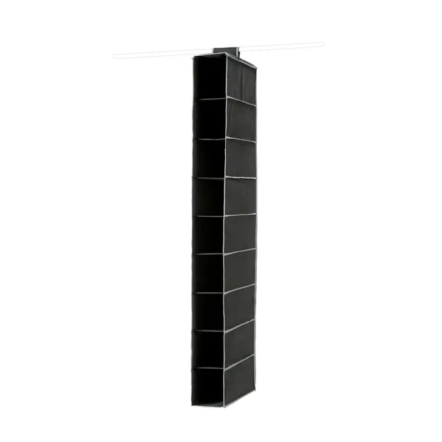 compactor-urban-xl-cosmos-organisateur-chaussures-suspendu-9-niveaux-noir-15x30x image 1