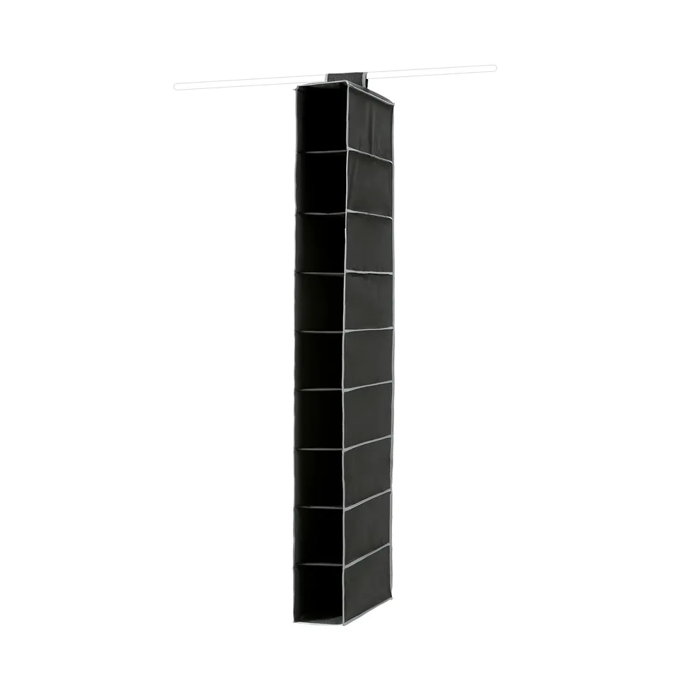 compactor-urban-xl-cosmos-organisateur-chaussures-suspendu-9-niveaux-noir-15x30x image 1