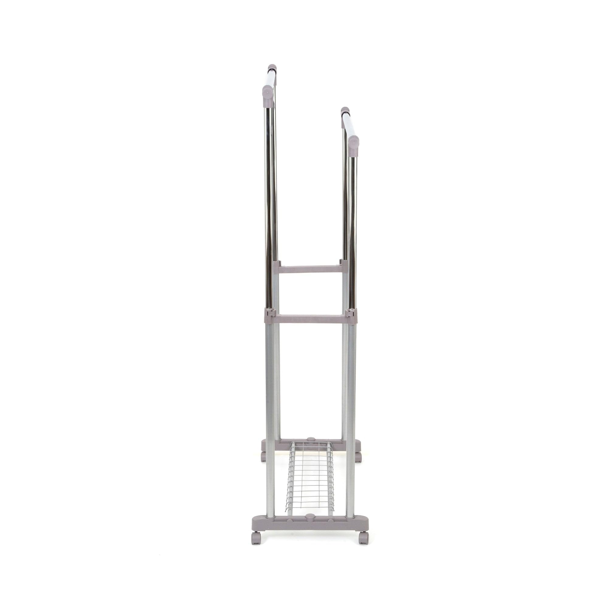 compactor-alex-ran2530-portant-v-tements-double-gris-83-5-x-44-x-h-160-cm-sur-ro image 3