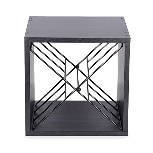 compactor-macon-ensemble-2-cubes-vin-24-bouteilles-bois-noir-acier image 8