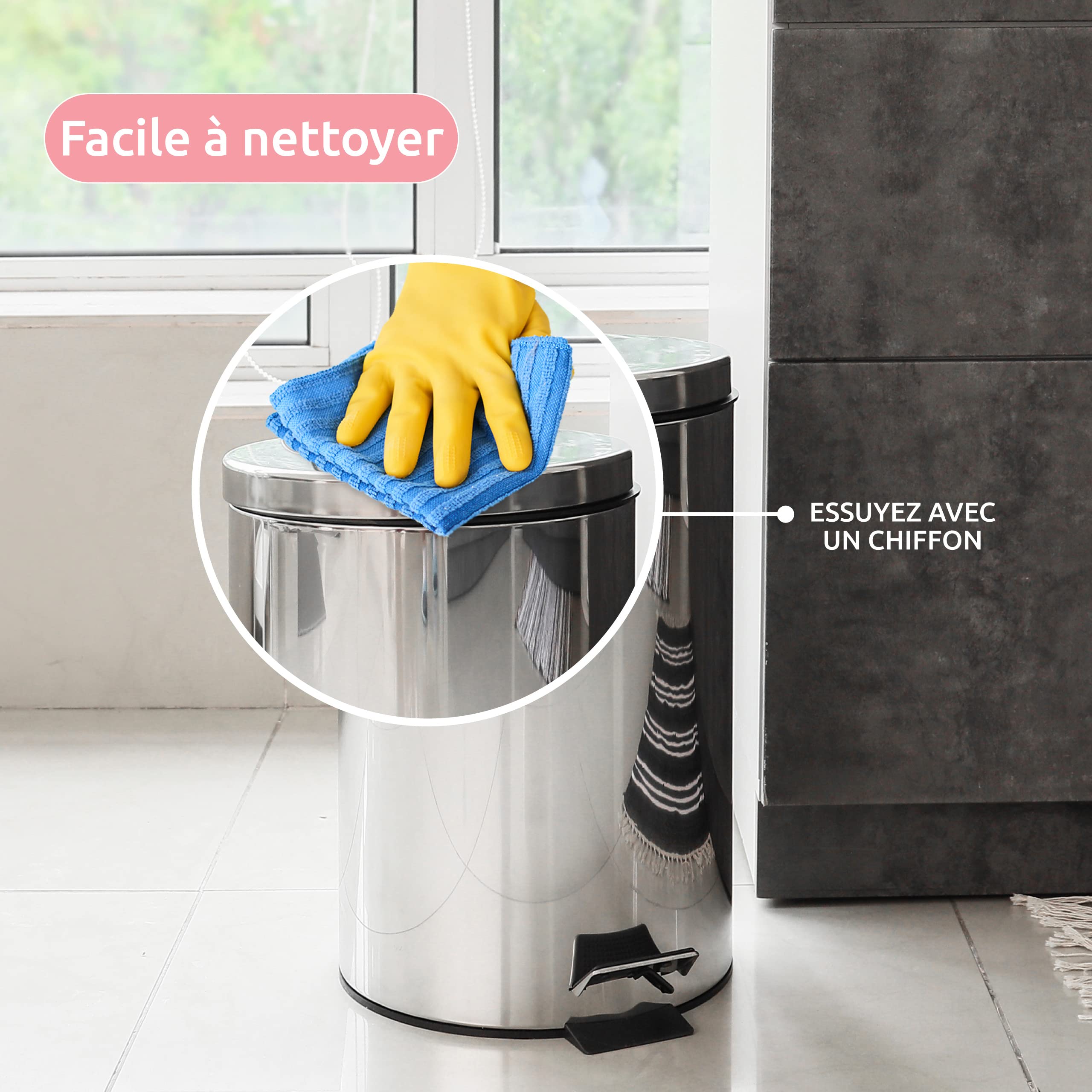 compactor-poubelle-p-dale-m-tal-5l-inox-chrome-21-x-26-cm image 6