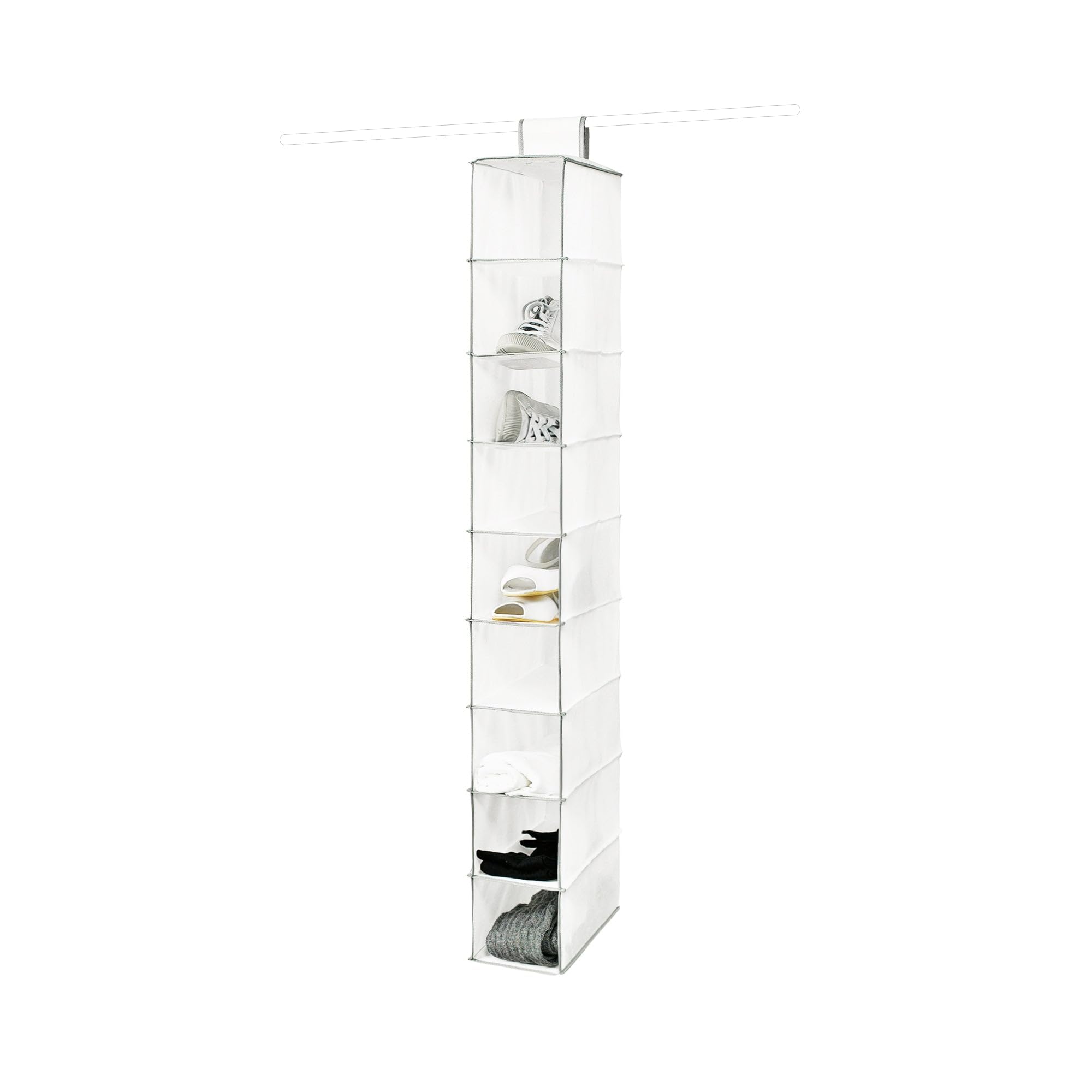 compactor-tag-re-souple-suspendue-9-compartiments-blanche-15x30xh128-cm image 3