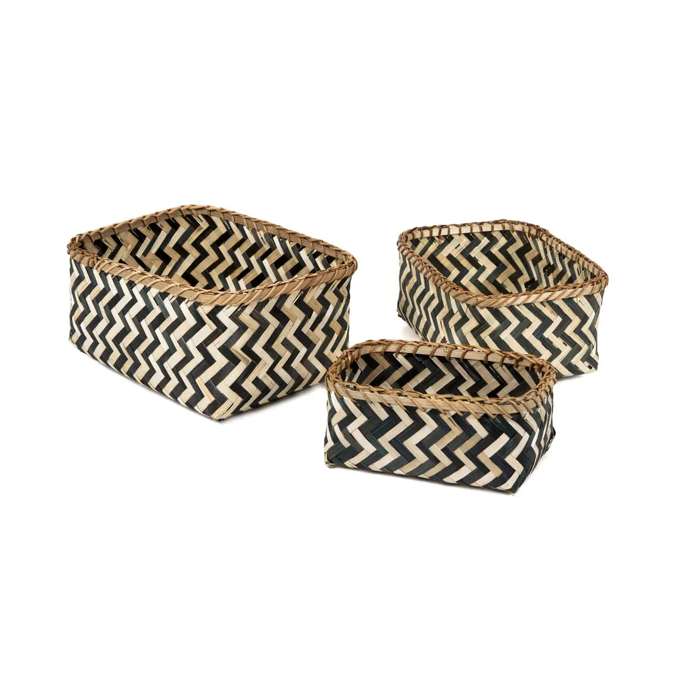 compactor-lot-de-3-paniers-de-rangement-bambou-naturel-zebra image 1