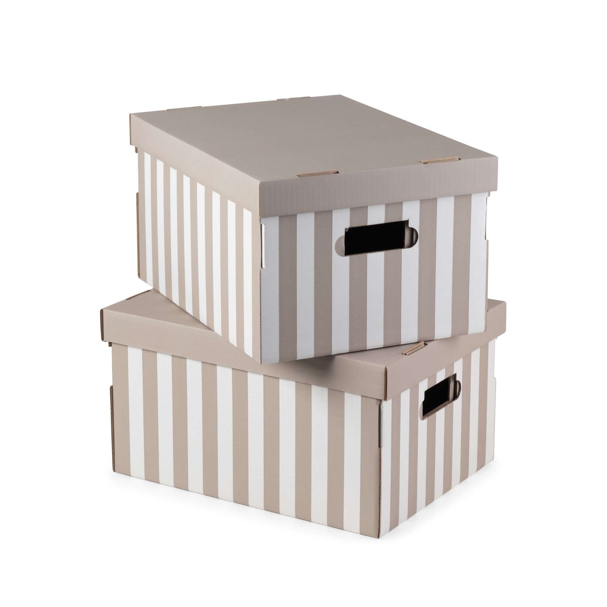 compactor-shirt-lot-2-bo-tes-de-rangement-rayures-bleu-taille-m-carton image 7