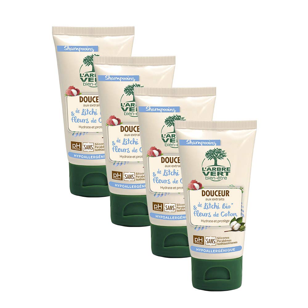 l-arbre-vert-bien-tre-shampooing-cheveux-normaux-coton-et-litchi-250ml image 8