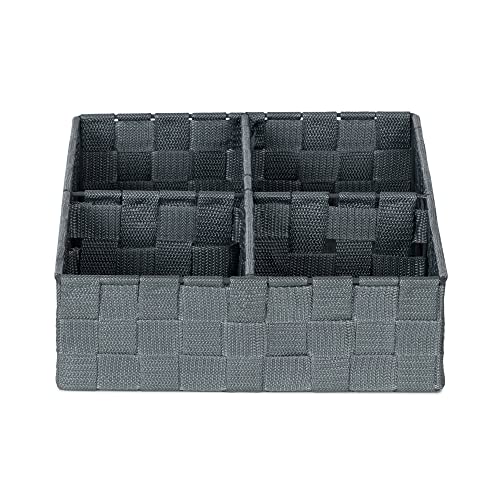 compactor-ran4763-s-parateur-organiseur-de-tiroir-4-compartiments-gris-32-x-25-x image 7