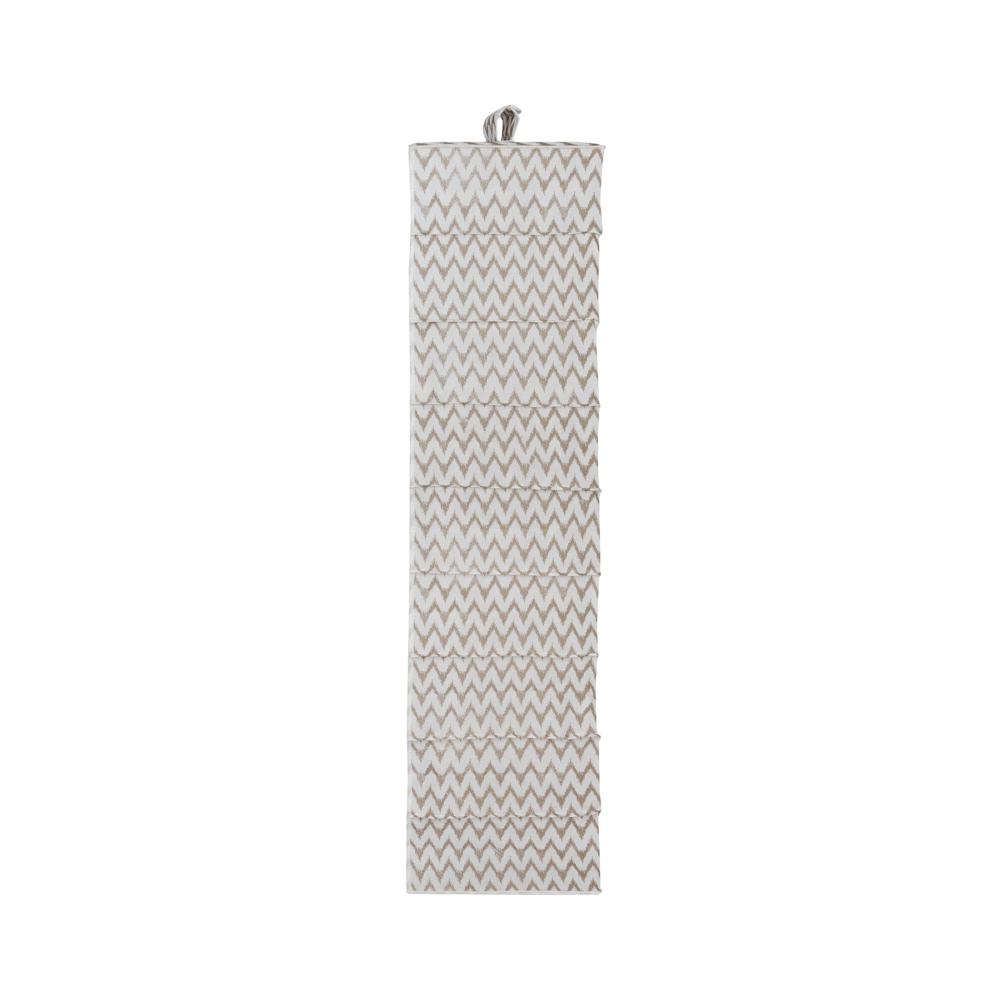 compactor-ikat-ran7522-tag-re-souple-suspendre-9-niveaux-30-x-15-x-h-128-cm-beig image 3