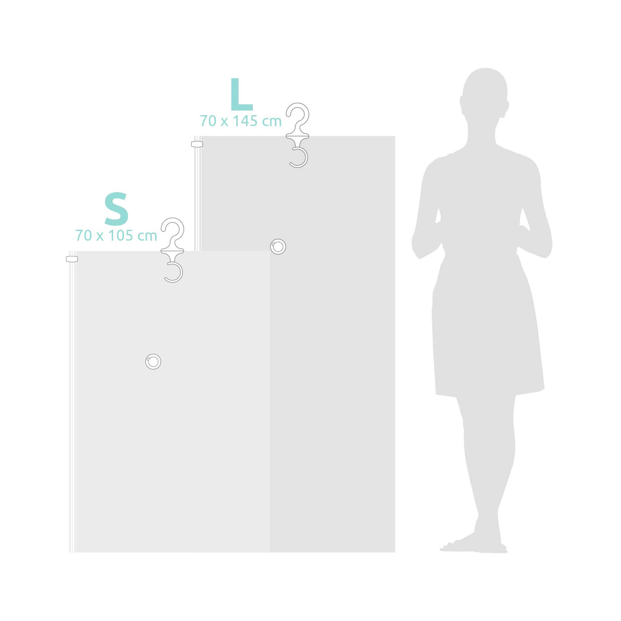 compactor-espace-plus-lot-de-2-sacs-de-rangement-sous-vide-suspendre-transparent image 2