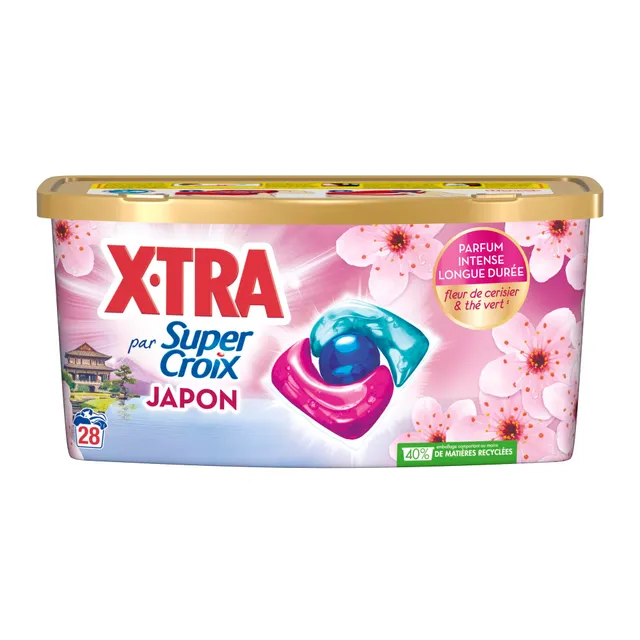 xtra-par-super-croix-japon-capsules-28-lavages-cerisier-th-vert image 1