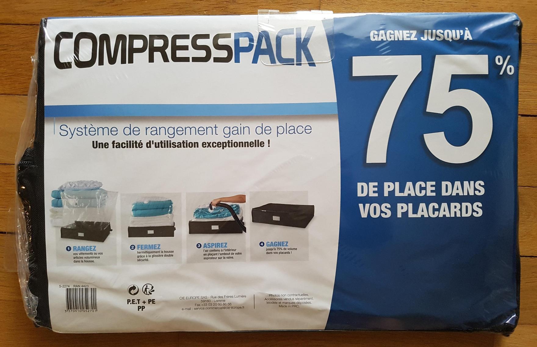 Enfin de la place dans l'armoire !
