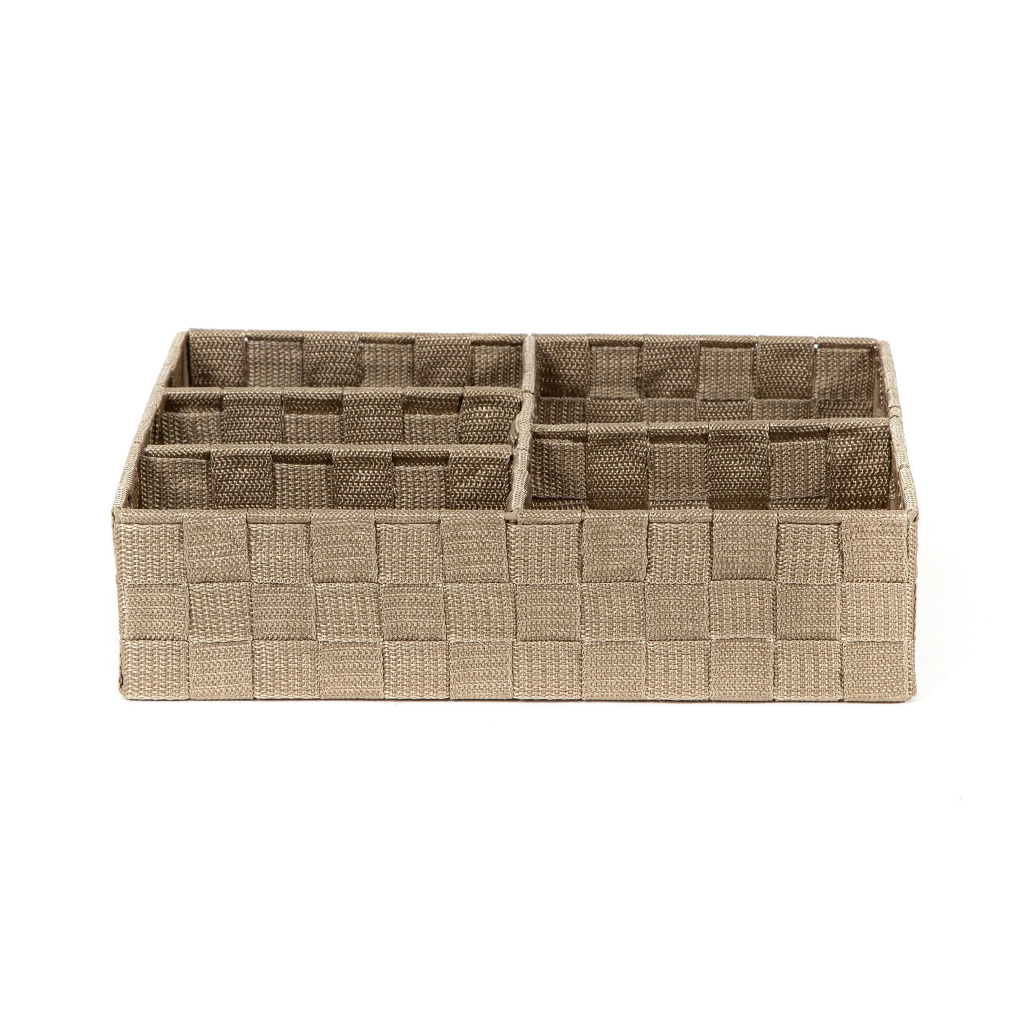 compactor-stan-organisateur-5-compartiments-taupe-sangles-tress-es image 3