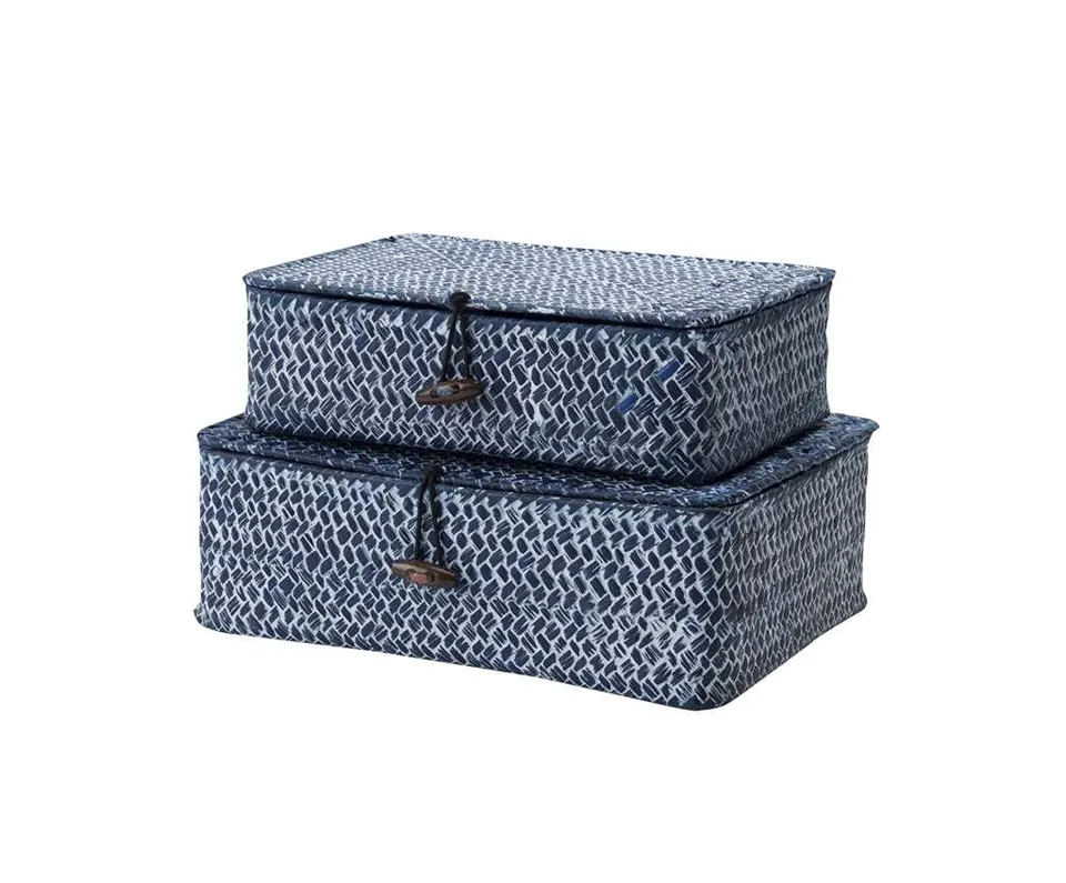 compactor-macao-panier-de-rangement-bleu-m-ran7862-25-x-19-x-h-8-cm image 1