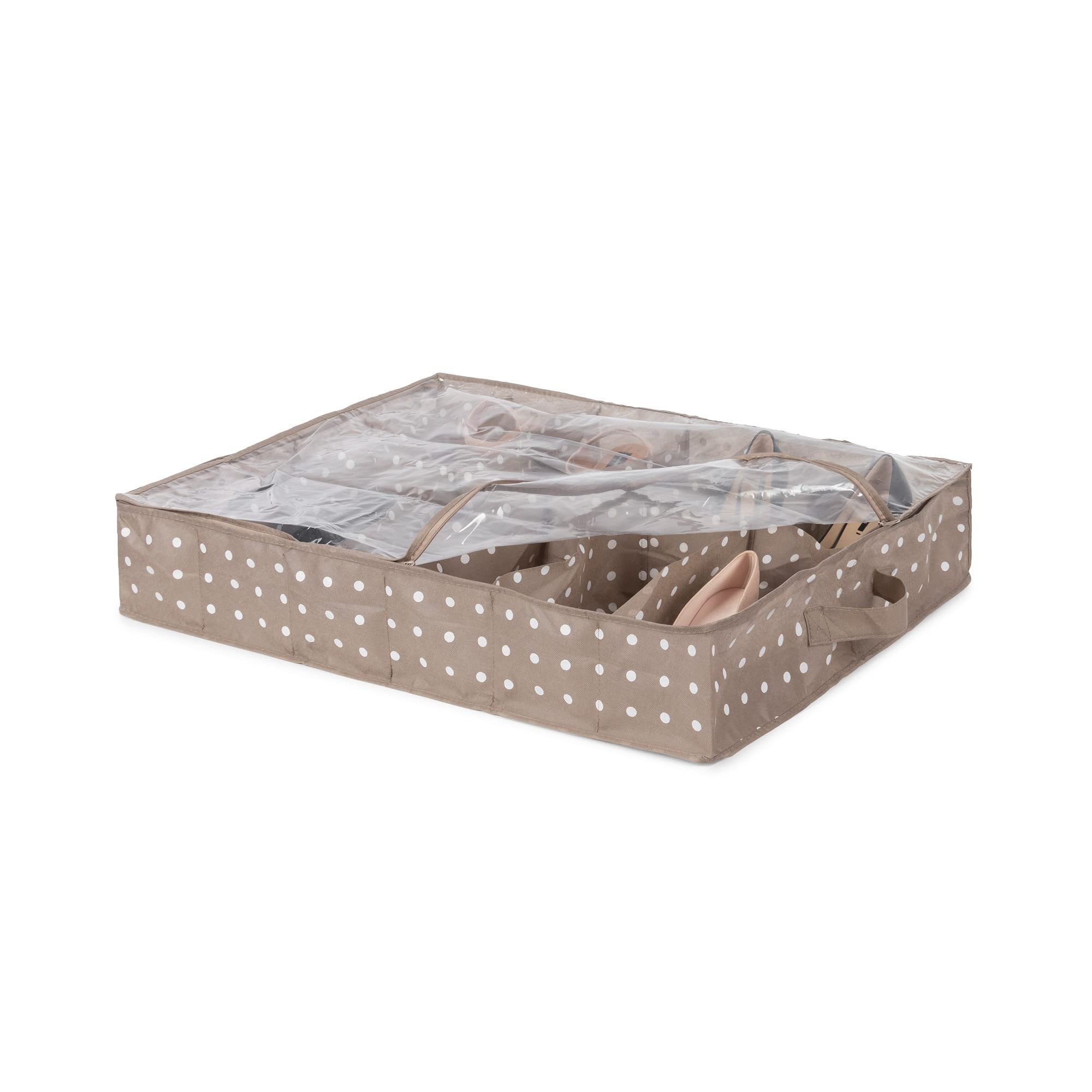 compactor-lot-de-3-housses-sous-lit-chaussures-rivoli-76-x-60-x-h-15-cm-beige image 5