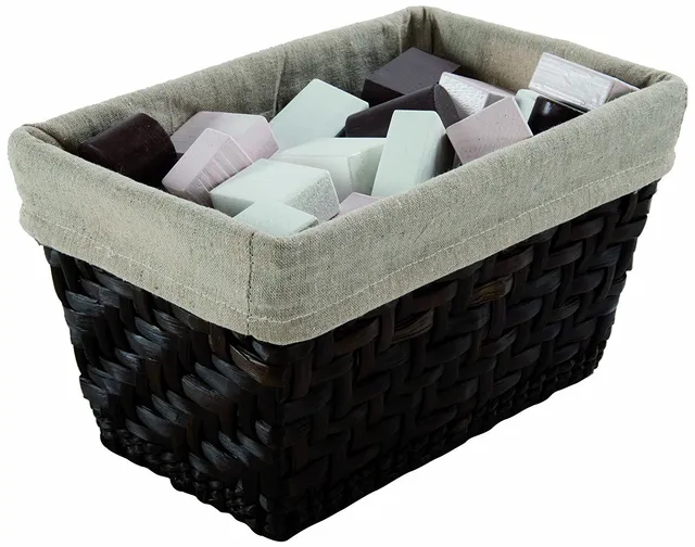 compactor-mambo-ran6508-panier-jonc-tress-et-lin-chocolat-28-5-x-18-5-x-16-5-cm image 1