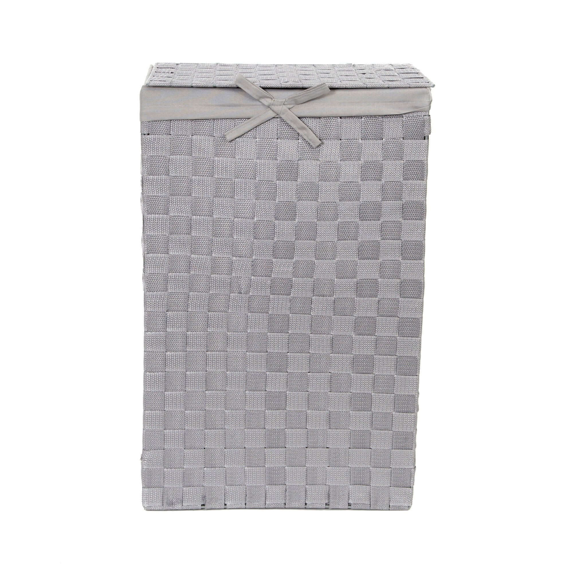 compactor-stan-panier-linge-rectangulaire-avec-couvercle-gris image 2