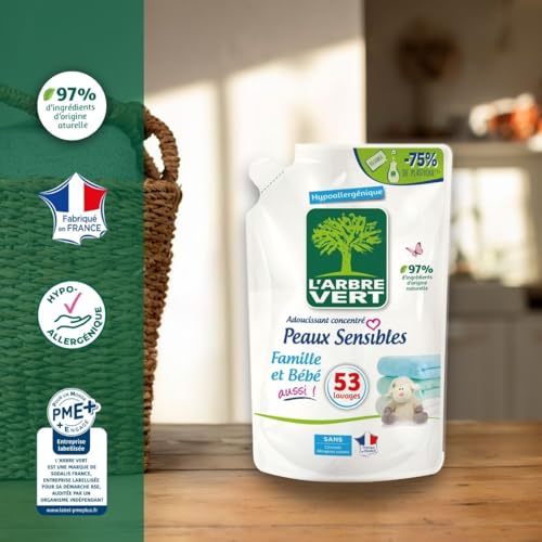 l-arbre-vert-adoucissant-concentr-peaux-sensibles-800ml-53-lavages image 8