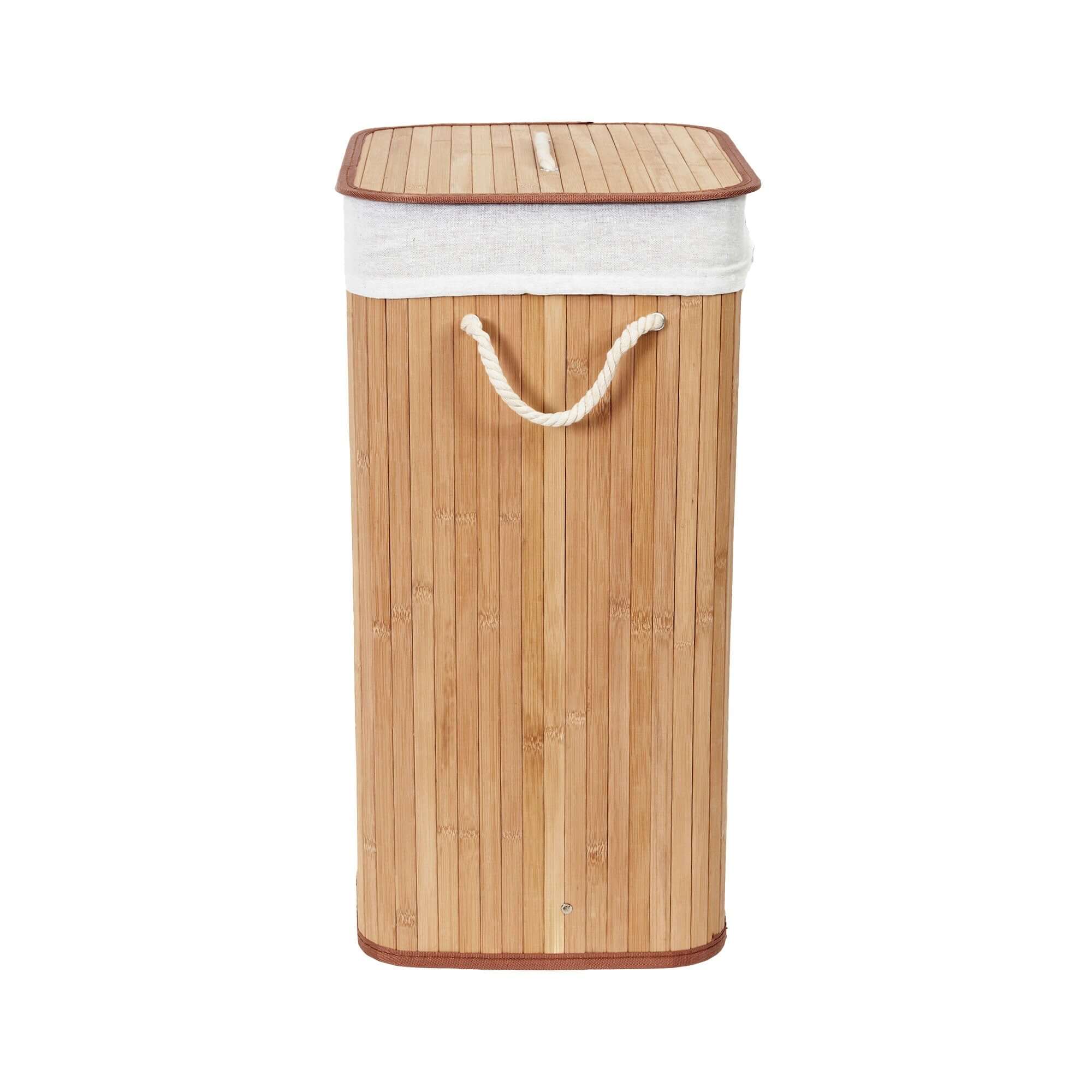 compactor-bambou-panier-linge-rectangulaire-40x30x60-cm image 4