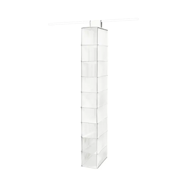 compactor-tag-re-souple-suspendue-9-compartiments-blanche-15x30xh128-cm image 1