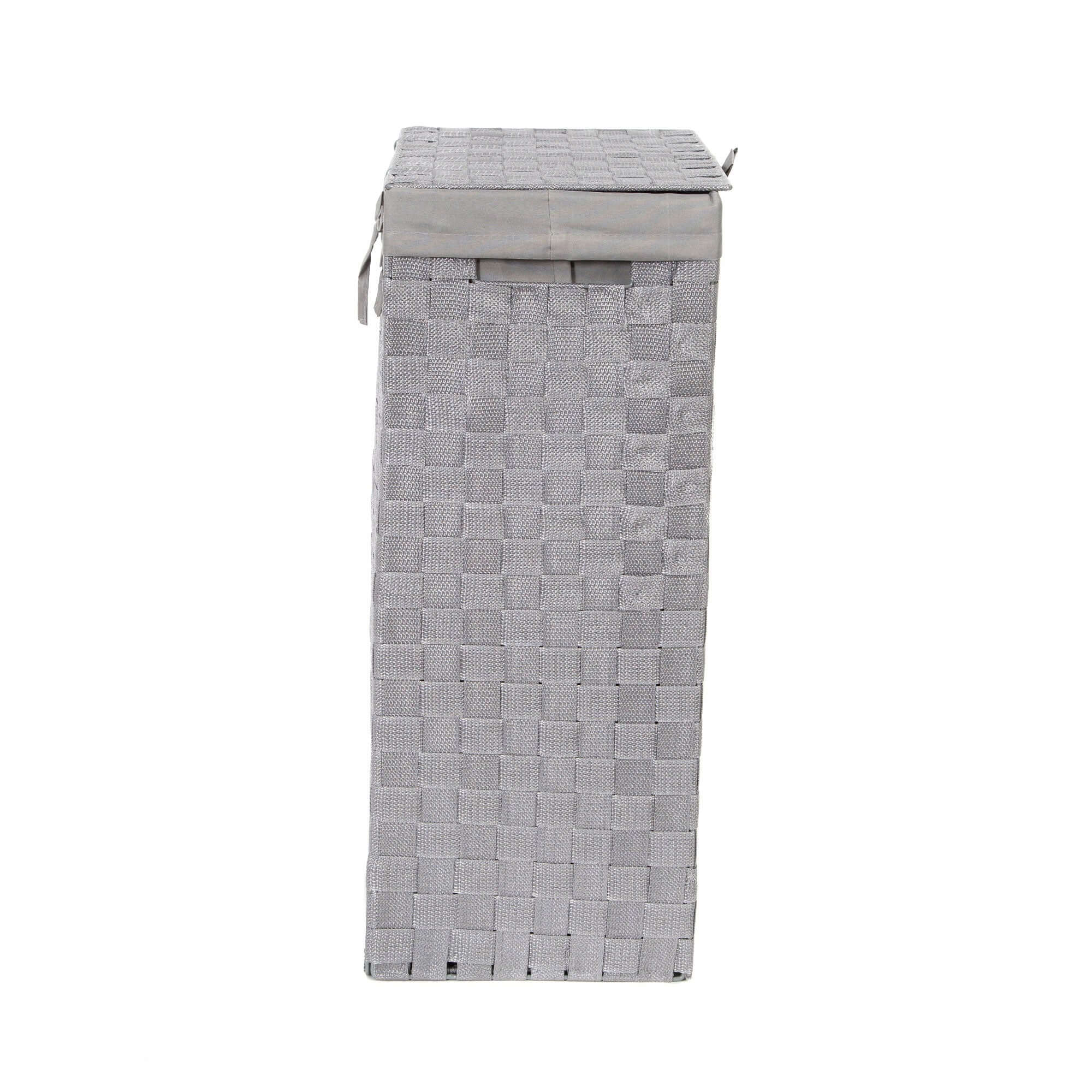 compactor-stan-panier-linge-rectangulaire-avec-couvercle-gris image 3