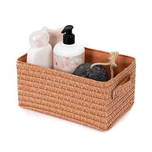 compactor-lilou-panier-de-rangement-tiss-rose-blush-23x15x12-cm image 6
