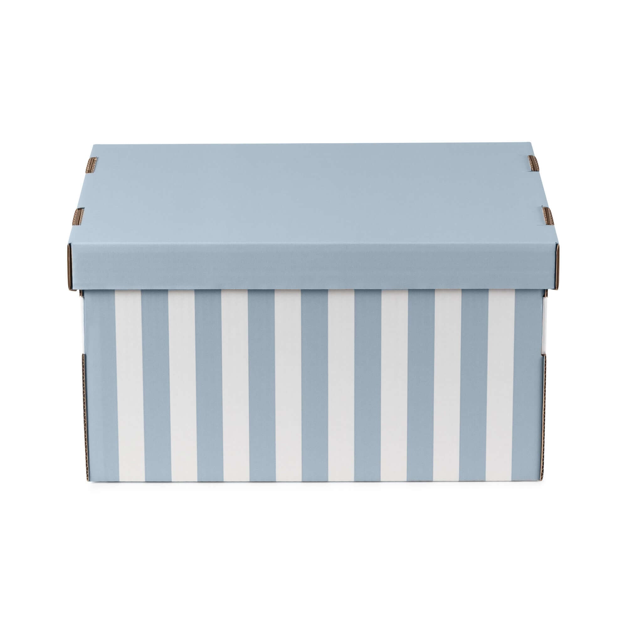 compactor-shirt-lot-2-bo-tes-de-rangement-rayures-bleu-taille-m-carton image 3