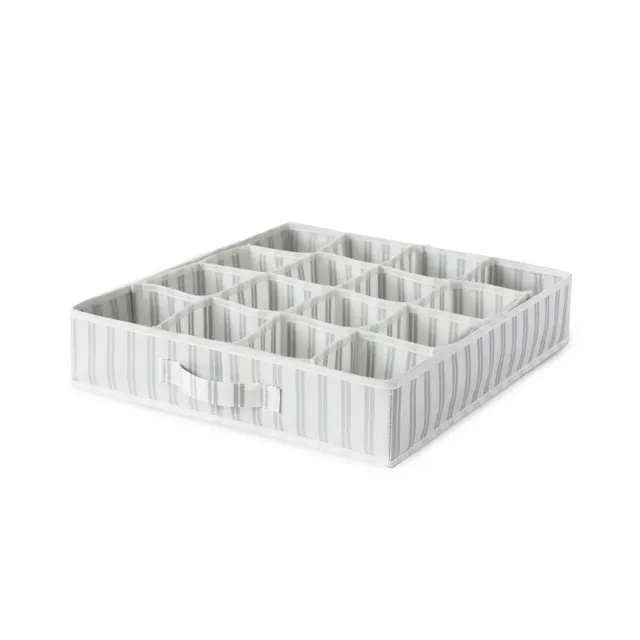 compactor-anton-organisateur-de-tiroir-16-compartiments-gris-40x40cm image 1