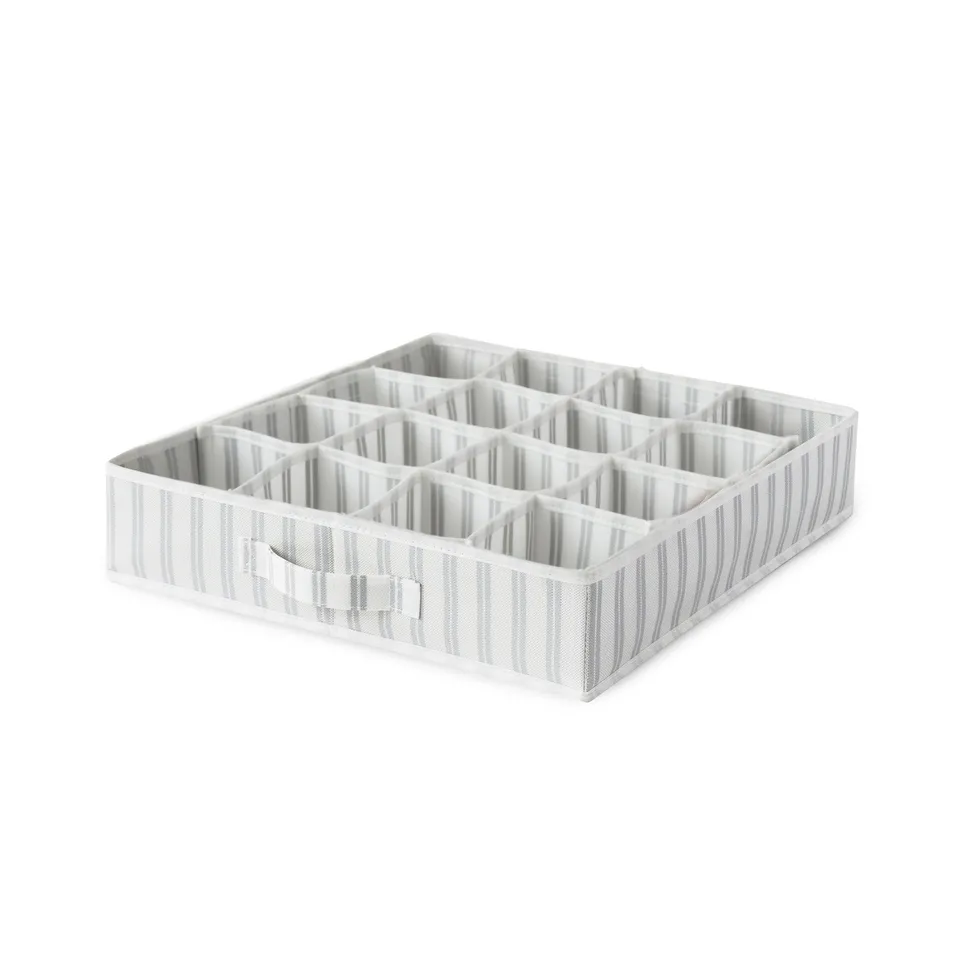 compactor-anton-organisateur-de-tiroir-16-compartiments-gris-40x40cm image 1