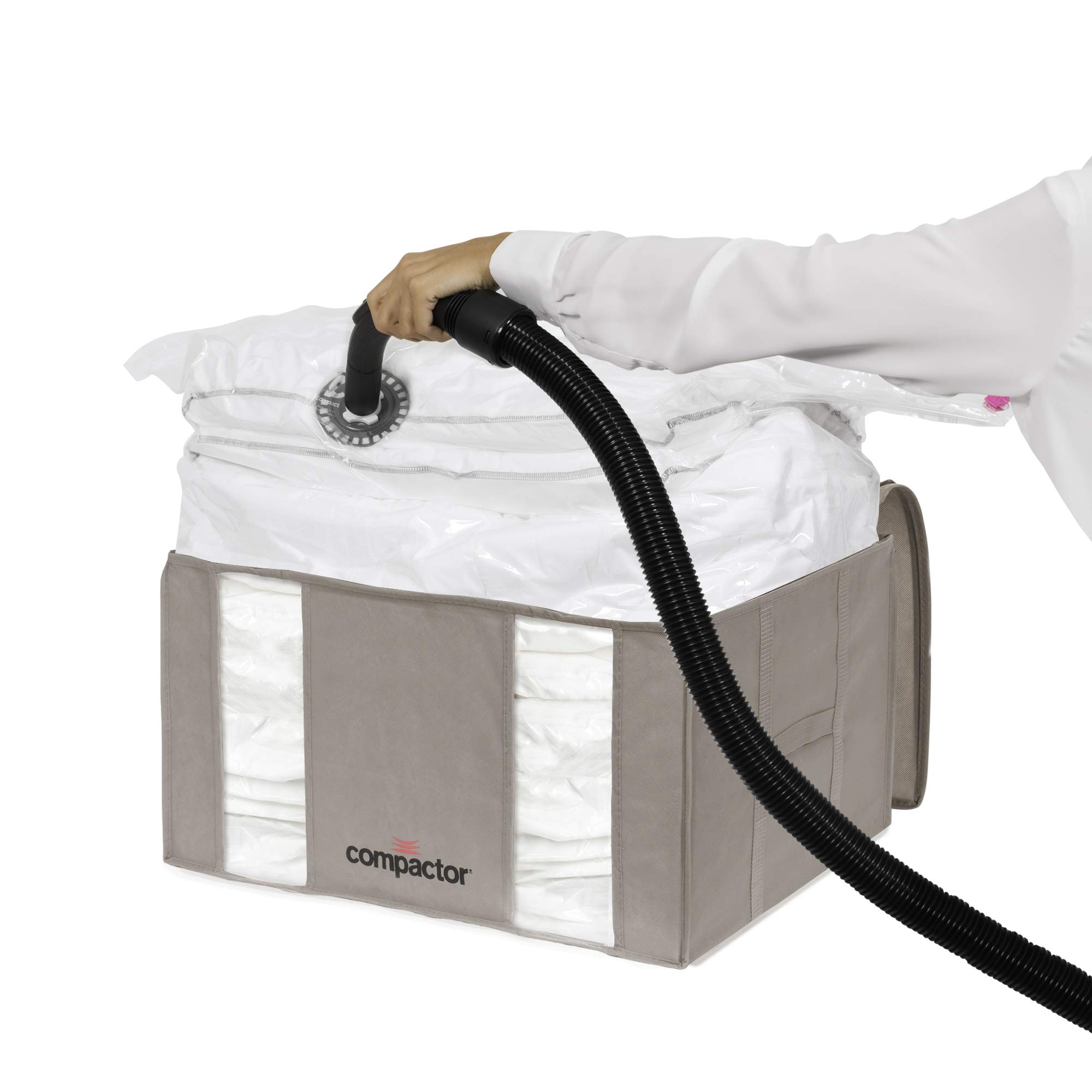 compactor-home-grand-sac-de-rangement-polypropyl-ne-taupe-56-x-38-x-44-cm image 2