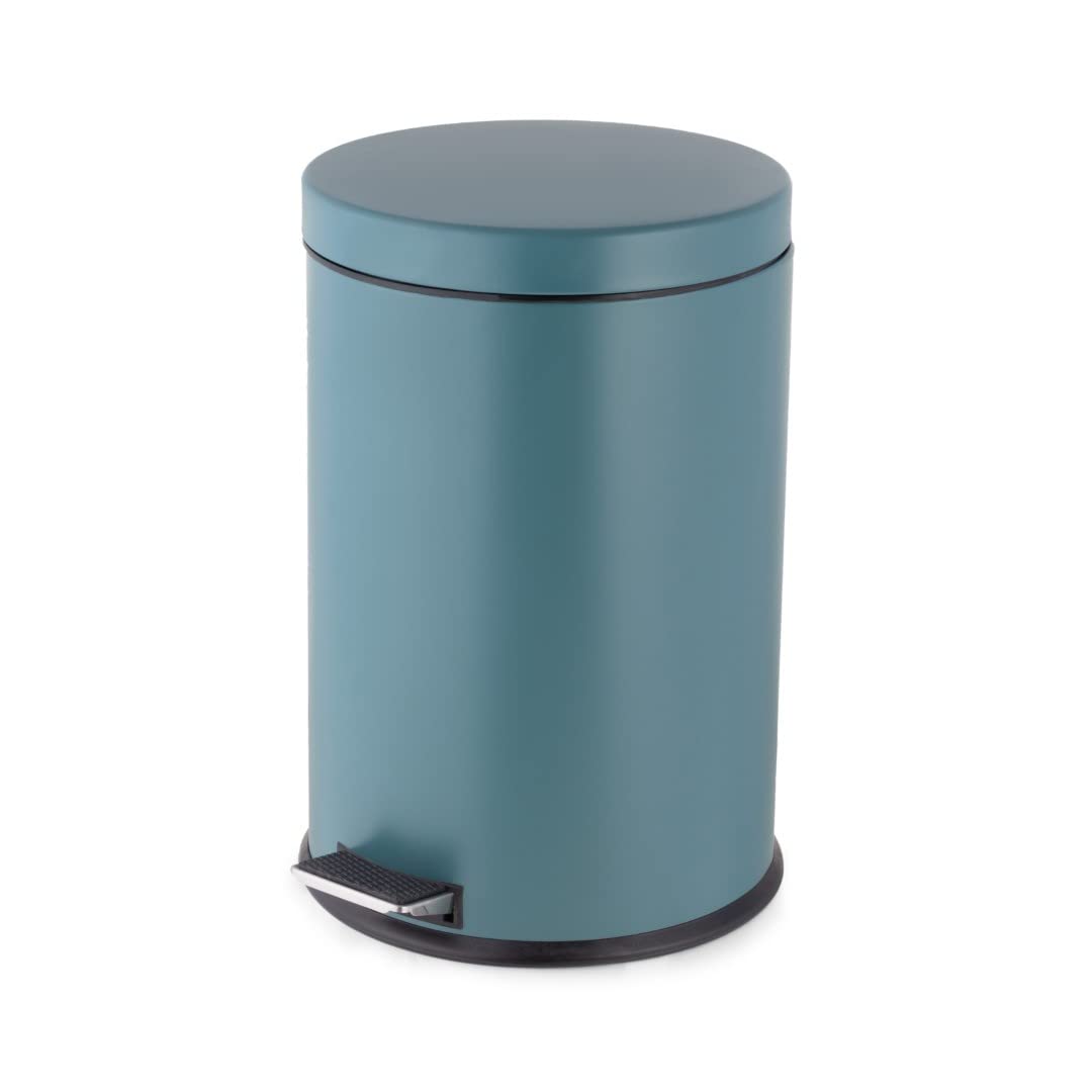 compactor-home-ran8885-poubelle-grand-mod-le-fer-bleu-20-l-29-x-29-x-44-5-cm image 1